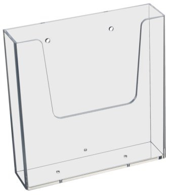 10 Stück Din A5 Prospekthalter im Hochformat zur Wandmontage