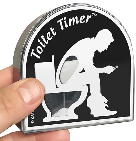 Katamco The Original Toilet Timer (Classic), As Seen on Shark Tank. Funny for Dad, Husband, Son, Boyfriend, Men.