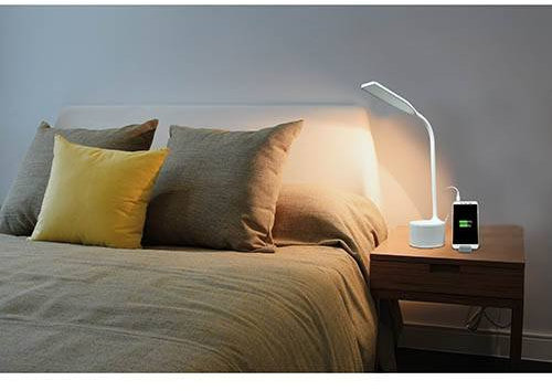 Lampada LED con USB Charging e Cassa Mediacom