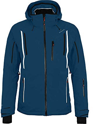 Bergson Riley | Herren Skijacke - wasserdicht (20.000 mm) & verschweißte Nähte, Winddicht & atmungsaktiv (20.000 g/m²), Unterarm-Ventilation, warm wattiert (120g/80g), elastisch & wasserdichte RVs, a