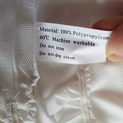 Funda de colchón antialérgica con inhibidor de ácaros, elástica