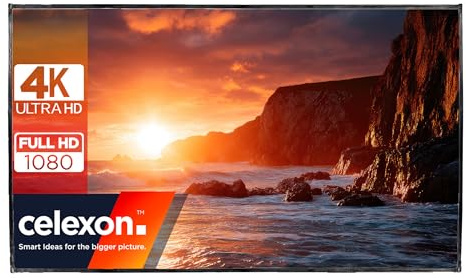 celexon INF200 Ersatz-Outdoor-Leinwand-Tuch 140 | 310x174 cm 16:9 | passend zur aufblasbaren Beamer-Leinwand celexon INF200 | 4K Full HD | Veranstaltungen, Filme, Gaming
