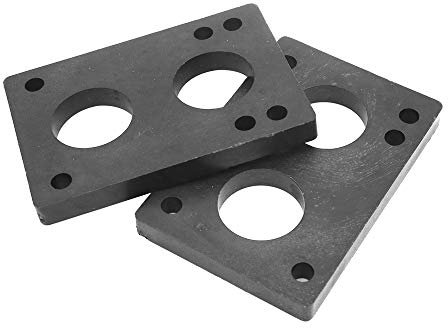 POFET 2 x Skateboard-Universal-LKW-Risers – 1/2 Zoll – 1/4 Zoll – 1/8 Zoll Dichtung für Skateboards, Longboards, Riser-Pads