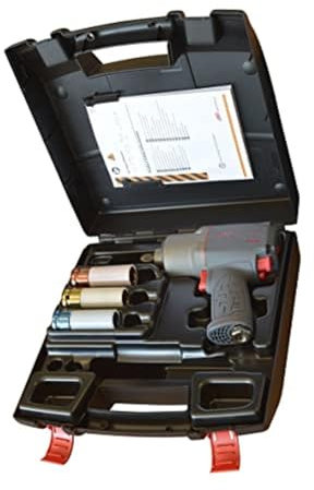 Ingersoll-Rand Llave de Impacto Neumática 2235QTIMAX-3SK, 1/2, Juego de Llaves con 3 Pomos Largos, Llave de Impacto Neumática para su Taller, para Trabajo Pesado