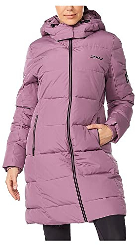 2XU Dam Utility Insulation Longline Jacka, orkidé Mist/Svart, XS, Orkidé mist/svart, XS