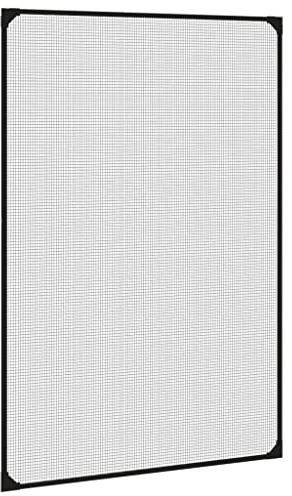 vidaXL Magnet-Insektenschutz für Fenster Anthrazit 80x120 cm