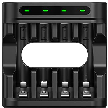 aa-battery- charger XTAR L4 rechargeable battery aa aaa charger for 1.5V lithium and 1.2V NiMH batteries