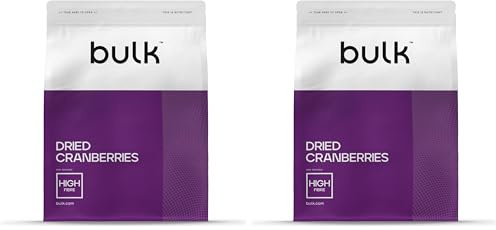 Bulk Canneberges Séchées, 500 g (Lot de 2)