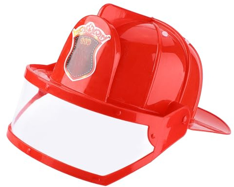 Sombrero de Bombero, Casco para Niños, Bombero, Juguetes de Cosplay, 5 Piezas, Kit para Niños, Casco, Extintor de Incendios, Intercomunicador, Hacha, Llave