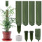 FAELNK Varilla de Musgo para Enrejado de Monstera Enrejado para Plantas de Interior Varilla para Plantas Monstera con Plantas Ayuda para Riego Bridas para Plantar en el Jardín (Verde Oscuro)