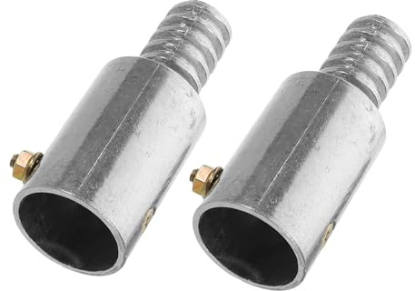 EXQUIMEUBLE Replacement Threaded End for Broom Handle Aluminum Threaded Rod Tips Kit