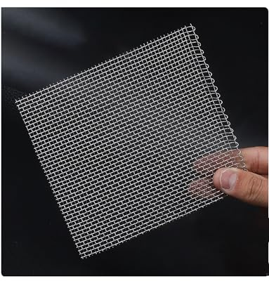 Grillage métallique en acier inoxydable, maille fine, rouleau de 5 mailles, ouverture de 4,5 mm, for impression, machines et filtration de particules.(0.8mmx3.3x13.2ft)