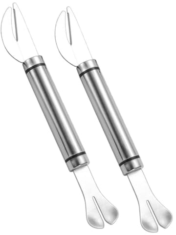 Alipis 2pezzi Coltello Pulisci Gamberi Sbucciatore Gamberetti Utensile Per Sgusciare e Sbucciare Gamberetti Realizzato in Inossidabile Pratico Per Domestico