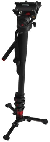 Jectse Hydraulic Ballhead Monopod mit Abnehmbarer Stativbasis für die DSLR -Kamera - Glatte Bildqualität, Stabil und Flexibel für Schießbegeisterte Im Freien