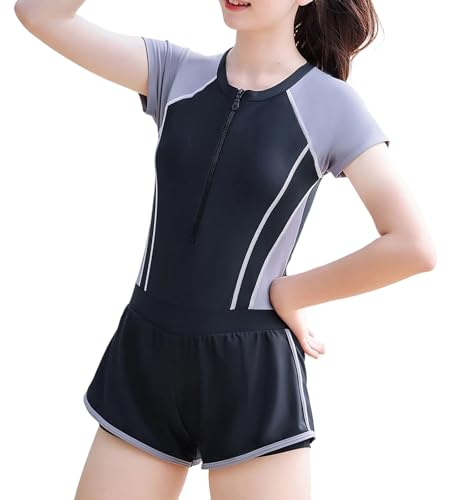 Maillot de bain Rashguard pour fille avec protection pour activités de plein air