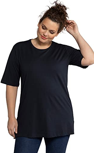 Ulla Popken dam, rund hals t-shirt