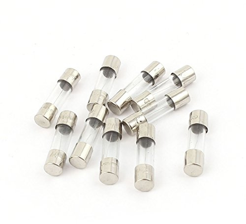Sourcingmap 10Pcs 250V 3A Quick Blow Glass Fuses Fast Acting Tubes 5mm x 20mm