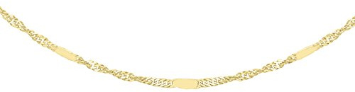 Carissima Gold Damen 9k (375) Gold 1.2mm Twist Bar Panzerkette