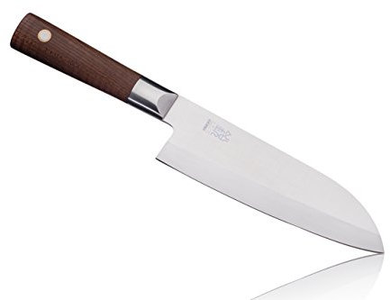 Cuocoo Cuchillo de cocinaDeba & Sushi con filo japonés para filetear pescado y carne, así como nuestro cuchillo Deba KnifeHack y Wiegemesser con mango de madera y diferentes longitudes de hoja