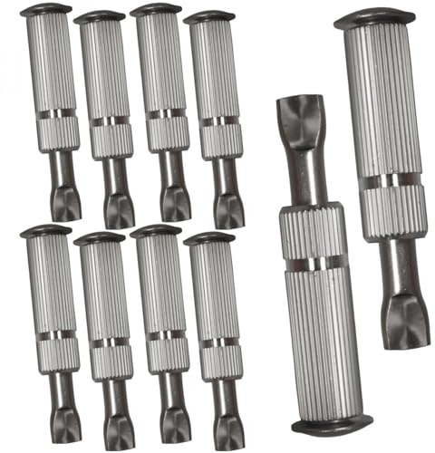 Linxor - Lote de 10 Tornillos de Anclaje retráctiles para Lona para Piscina