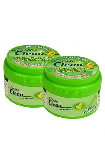 Venteo - Nettoyant universel LOT DE 2 - PIERRE CLEAN - Vert - Adulte - Nettoie - Polit - Protège votre maison