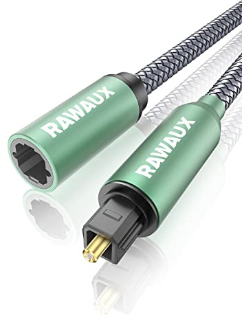RAWAUX Optisches Kabel Verlängerung 3m Optisches Audiokabel Digital Audio