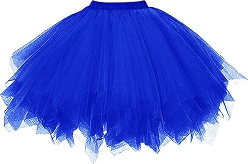 Dressever Damen 50er Rockabilly Petticoat Retro Tüllrock | Ballet Cosplay Prom Abendkleider Anlass;Tanz Tüllrock;Halloween Tüll-Rock;Karnevalskostüm