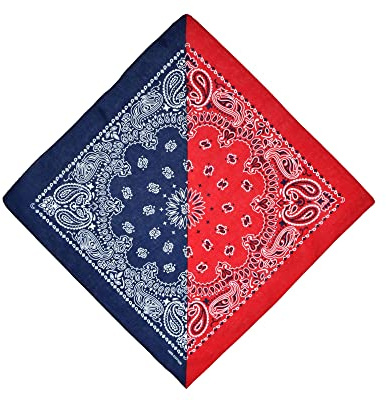 MOSELLE | Bandana mit Paisley Muster, Kopftuch aus Baumwolle/Polyester, Mulitfunktionstuch, Schal, Bandana für Hals, Gesicht