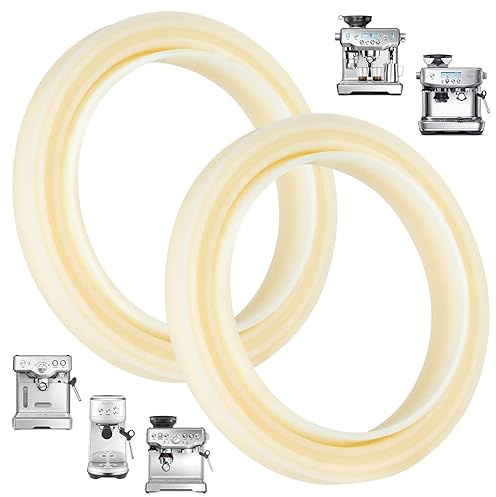 Vomika 2PCS 54mm Silikon Dampfring, Gruppenkopfdichtung Ersatzteile | Keine BPA Silikon Dichtung Dichtung, kompatibel mit Breville 878/870/860/840/810/500/450/Sage 500/870/875/880/810/878
