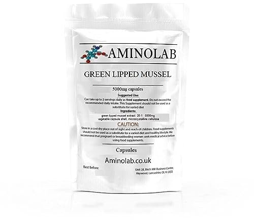 Aminolab - Green LIPPED Mussel 5000mg 240 Capsules