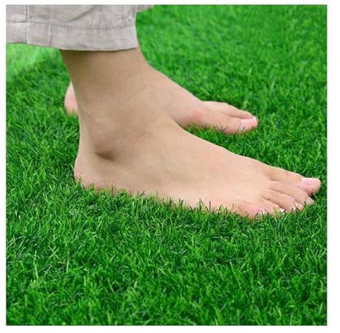 Kunstrasen-Florrolle, 10 m, 20 mm Florhöhe, Astro-Rasen, realistischer Astro-Rasenteppich für Dächer, Gärten, Terrassen und Rasenflächen, Breite 1/1,5/2/2,5/3/4 m (Größe: 10 x 4 m)