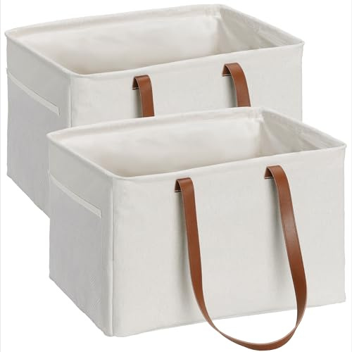 Navaris 2x Portabiancheria Pieghevole - Porta Biancheria Sporca per Bagno - Cesto Panni Sporchi Salvaspazio - Cesta Giochi Bambini Contenitori - Portagiochi e Cestini Portaoggetti