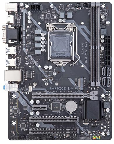 Simpletek - Scheda madre mATX H311-VHC Plus LGA 1151, supporto DDR4, SATA 3.0, M.2 NVMe PCIe x4, VGA, HDMI, RS232