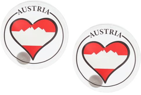 itsisa Taschenwärmer Heimatliebe Austria (2er Set) - Heimat Herz Österreich - Wichtelgeschenk, Handwärmer, Taschenheizkissen