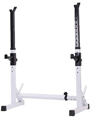 KHYTEBV Fitnessgeräte Fitness-Bankdrücken-Ausrüstung Home & Gym Squat Rack Bankdrücken Multifunktionales Regal Verstellbare Halterung Home Indoor Gym S