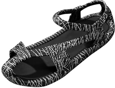 Sandaler herr 43 öppna, sommarskor herr lätta strandsandaler bekväma utomhussandaler halkfria vandringssandaler öppen tå löpsandaler strandsandaler lediga badsandaler platta sandaler