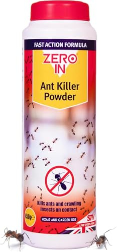 ASA® Zero In Ant Killer Powder Ready To Use for Ants, Cockroaches and Crawling Insects for Indoor & Outdoor Use 450g