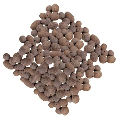 NOLITOY Ceramica Traspirante in Argilla Espansa per Giardinaggio e Vaso da Fiori, 1 kg, Substrato Poroso per Coltura Senza Terra e Decorazioni Esterne, Migliora Drenaggio e Mantiene