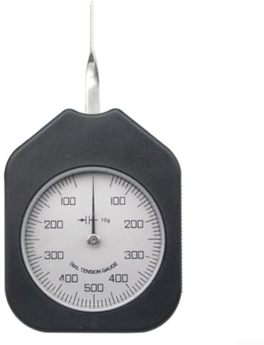 Misuratore di tensione a puntatore singolo, portatile, strumento di misurazione della forza 500 G, dinamometro analogico per uso in elettronica e test meccanici