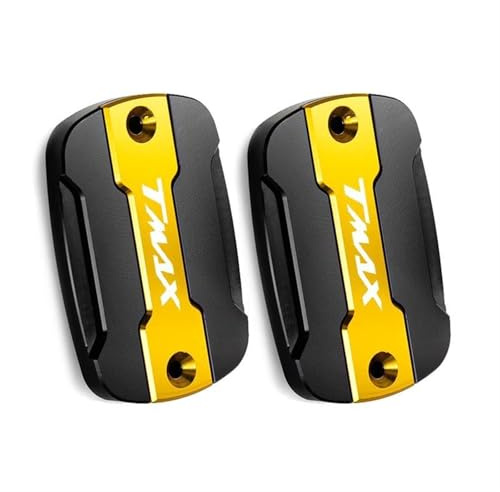 Motocicleta Accesorios para Yamaha TMAX 530 SX DX 2012 2013 2014 2015 2016 2017 2018 2019 Accesorios para Motocicletas Tapa del Tanque De Aceite Freno Líquido Delantero(Gold)