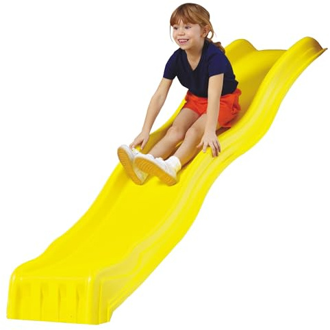 SWINGSET SLIDE PLASTC 8',Yellow