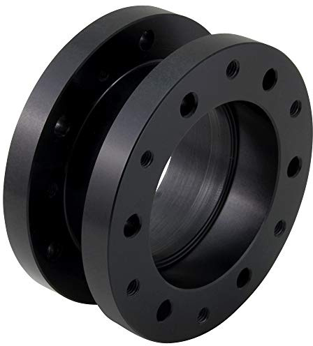 40mm Lenkradnaben Verlängerung Distanzstück aus Aluminium | Schwarz