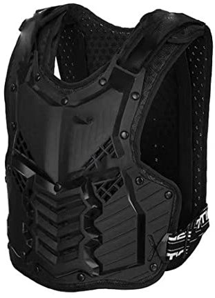 Motorrad Körperschutz Motocross Brust Rückenprotektor Moto Schutz Körperschutz Reiten Motocross Jacke 003 Schwarz M