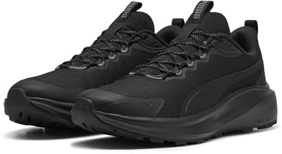 Puma - Skyrocket Lite Trail, Zapatillas para Correr de Carretera Unisexo, Puma Black-Cool Dark Gray,