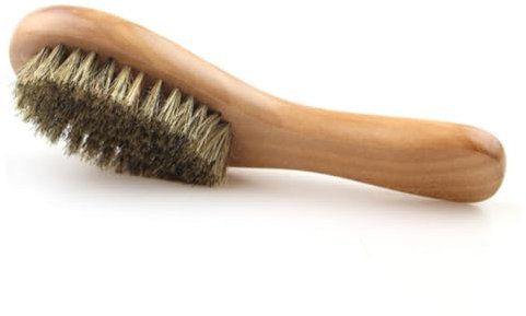 PAMINGONO 2stücke Bartkamm Mit Borsten Und Holzgriff Für Bartstyling-maker Bartrasierpinsel Für Bartpflege Bartzubehör Inklusive Haarbürste Für Männer