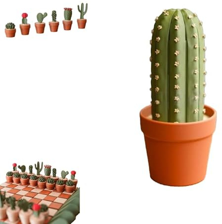Jeu d'échecs enroulable en forme de cactus avec pièces en forme de cactus, échiquier pliable pour la maison et les voyages (adultes et enfants)