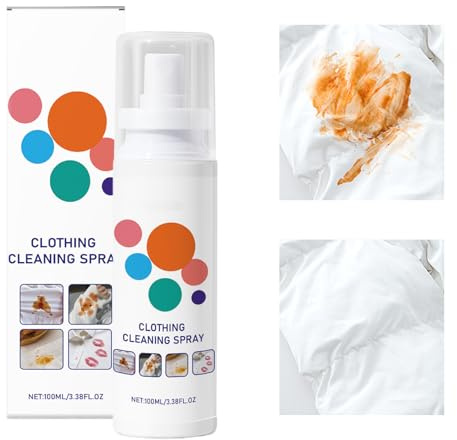Laundry Spray fläckborttagare, textilrengöring för fläckar på kläder | långvarig doft, snabbverkande skonsamt flytande tvättmedel för föräldrar, resenärer och arbetare