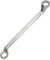 WOLFPACK LINEA PROFESIONAL Llave Estrella Acodada Plus Acero Cromo Vanadio 30x32 DIN 838. Llave Doble Boca Acodada, Llave Fija Estrella Acodada