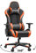 OneGame Gaming Chair, Ergonomic Computer Gamer Chair 3D Armrests, Swivel Office DeskChair, Adjustable High Back with Lumbar Support, Blackorange