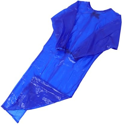 jojofuny Work Clothes Heavy-duty Oil-resistant Long Sleeve Lab Gown Protective Industrial Apron Thick Unisex Workwear for